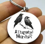 Crows Attempted Murder Hot Art Keychain