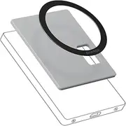 SHARGE MagSafe Sticker Magnetic Ring Modular Magnetic Pad, Easy Installation, Durable Design for Long-Lasting Use (SSD Enclosure Not Included)