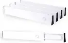 Adjustable Drawer Dividers - Lock in Place, Non-Slip, Expandable Separators, No