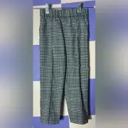 NWT Lani The Label Pull On Plaid Kids Trousers - Size 6