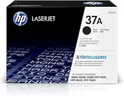 HP 37A Genuine Original Black LaserJet Toner Cartridge works with HP LaserJet Enterprise MFP M631, M632, M633 series, HP LaserJet Enterprise M607, M608, M609 series (CF237A)
