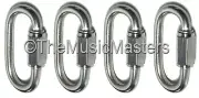 4X Stainless Steel 1/4" Chain Link Connector Boat Rope Dock Line Mooring Splice