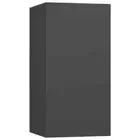 Wall-Mounted Wooden Cabinet TV Storage Display Unit Shelf Hanging Rack Cupboard