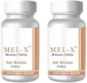 W.heezal Mel-X Tablets For Protect The Skin Against Sunburn And Tanning 75 Tablets (Pack Of 2)