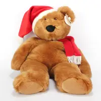 在飛比找蝦皮商城優惠-美國Ty 紅色聖誕帽子圍巾泰迪熊玩偶(21英寸)630066