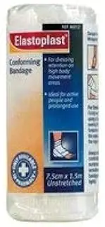 3 PACK OF Elastoplast Conforming Bandage 7.5Cm X 1.5M (46012)