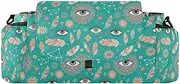 Green Bohemian Dreamcatcher Feather stroller organizer lightweight diaper caddy lightweight accesorios para carriolas de bolsa para carreola