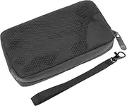 FIREDOG Odor Proof Bags, Smell Proof Pouch Carbon Lined Travel Stash Storage Smellproof Bags (Black, 6.5"x4")