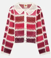 [Farm Rio] Farm Rio Crochet cardigan AU 12 red