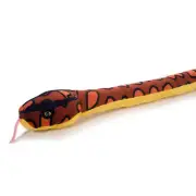 Snake, Rainbow Boa soft plush toy 54"/137cm stuffed animal Wild Republic NEW