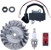 Ignition Coil Flywheel Coil Off Switch Spark Repair Kit For 450 Rancher 445 445e For for Husq/varna Saw Replace Part For 544111801