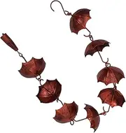 Rain Gutter Chains Wind Chime Rustic Rain Chain Bell for Roof Corner Home Decorative Rain Chain