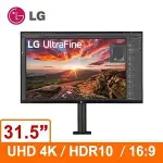 LG 樂金 32型 IPS 4K UHD 低藍光不閃屏 螢幕顯示器 32UN880-B