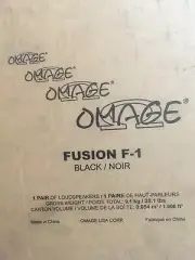 OMAGE Fusion Series LoudSpeaker (Model: F-1) Color (Black) (New)