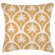 Cushion Cover-With Piping-Corfu Mustard-45cm x 45cm
