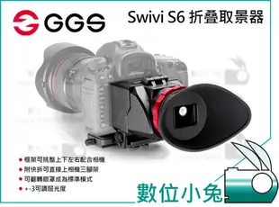 數位小兔【GGS Swivi S6 摺疊取景器】螢幕放大 3倍 光學 折疊 遮光 遮陽 觀景 眼罩 相機 螢幕