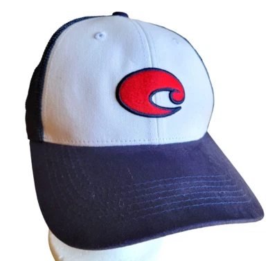 **NEW** COSTA Del Mar Chesapeake Trucker Hat / Cap OSFA Blue / White