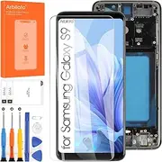 Arbilato Screen Replacement for Samsung Galaxy S9 LCD Display with Frame Touch Screen Assembly G960U G960W with Repair Tools(No Fingerprint)