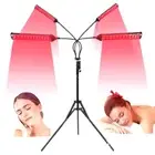4-Head Infrared Light Therapy Lamp 420 LED 660nm & 850nm Red Light Device Stand