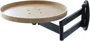 Wall Mounted Folding Table - Space Saving Folding Wall Desk | Rotating Bedside Table, Removable Reading Desk, Retractable Wall Mount for Home & Studio