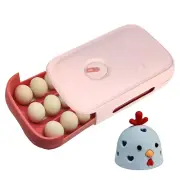 Egg Storage Drawer for Refrigerator With Cleaning Brush . Hold 15 USA Large Eggs