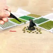 Model Grass Miniature Scenery Railroad Trains 104Pcs Architectural Field