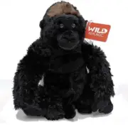 Wild Republic Silverback Gorilla 12" Plush Stuffed Animal Toy Monkey Ape