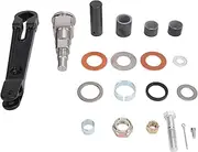 MUNEFE Upper Gimbal Steering Arm Shaft Pin, Gimbal Housing Steering Arm Swivel Shaft Pin, Steering Arm Shaft Pin Seal Bushing Nut Kit for Boats