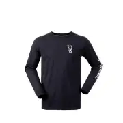 HuntersElement Mens Outdoor JerryLsTee - Black #jerry Bl