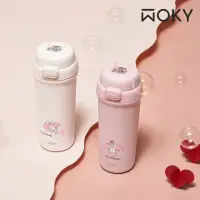 在飛比找momo購物網優惠-【WOKY 沃廚】美樂蒂聯名_All-P輕芯鈦瓷雙飲保溫瓶 