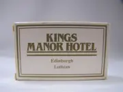 Kings Manor Hotel UK Pitbauchlie House Hotel Vintage Soap Miniature