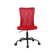 Andra Ergonomic Mesh Low Back Office Chair - Red