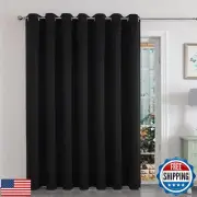 Joydeco Blackout Room Divider Curtains for Sliding Glass Doors 84 Inches Long