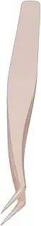 Generic Fiber Tip Lash Tweezers, Lash Tweezers Stainless Steel Eyelash Extension For Women Facial Hair with Exceptional Accuracy and Flair For Precise Separation of (#2)