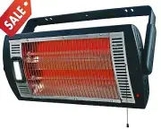PORTABLE Electric Heater Ceiling Mount 1,500-Watt Infrared Garage Workshop Job