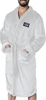 Northwest NFL Baltimore Ravens Silk Touch Robe, L/XL, White, Rollout