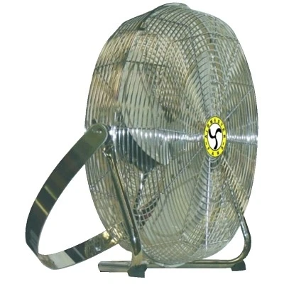 High Velocity Low Stand Fans, Swivel, Yoke Mount, 18 in, 1/8 , 3-Speed Airmaster