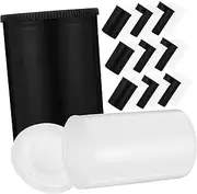 OSALADI 20pcs Film Canisters for Camera Small Plastic Containers Camera Film Canister Film Camera Storage Film Camera Case Film Canisters Black 35mm Film Case Film Storage Case