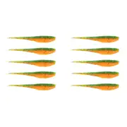 2x 5PK 5In Rapala Crush City The Jerk Soft Plastic Minnow Lures - Rockmelon