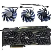 Cooling Fan Replace For Yingzhong RTX3080 3080ti 3090 iCHILL X3 Graphics Card