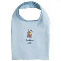 在飛比找momo購物網優惠-【小禮堂】懶懶熊 折疊尼龍環保購物袋 折疊環保袋 側背袋 手