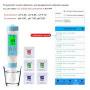 PH EC TEMP Tester Meter 3 in 1 Smart Bluetooth Data Logger Waterproof - IP67
