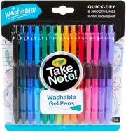 Crayola Take Note! Washable Gel Pens 14/Pkg-Assorted Colors 58-6414