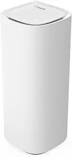 Linksys Velop Pro 7 Mesh WiFi 7 Router MBE7001 - Cognitive Mesh System with Tri-Band and Speeds of 10+ Gbps - Multiroom Coverage up to 275 m² - 200 Connected Devices - 1-Pack