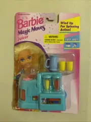 Barbie Magic Moves WIND UP JUICER MACHINE BLUE 1995 NIP Arco Diorama Piece