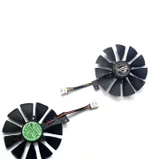 Graphics Card Fan Cooling Fans T129215SH/T129215SL for ASUS RTX2060 2060S 2070