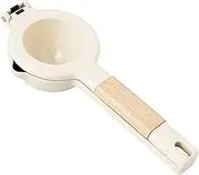 Daseeme Lemon Squeezer Metal Squeezer Bowl Lime Squeezer Manual Citrus Press Juicer for Orange Citrus Fruit Juicer Wood Non-Slip Grips