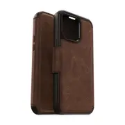 OtterBox Strada Series MagSafe Folio Case For Apple iPhone 15 Pro Max (6.7") - Espresso