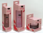 New B Pure Glow Up Recipe Set Of 3 Watermelon Toner Serum Night Moisturizer
