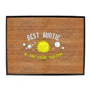 Best Auntie Solar System - Funny Novelty Doormat Man Cave Floor mat